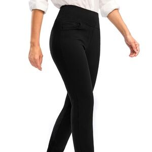 High-Waisted Black Women's Pants